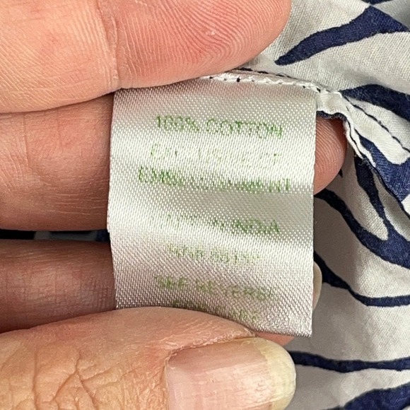 Lilly Pulitzer Embroidered Tunic Dress M Resort Vacation Boho Coastal‎ Relaxed - Picture 5 of 10